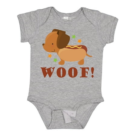 

Inktastic Dachshund Hot Dog Funny Boys or Girls Baby Bodysuit