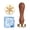Christmas snowflakes, variant on Multifunctional Ice Engraving Stamper Handle Ice Stamper For Embossing on Chocolate Candy Dessert Baking
