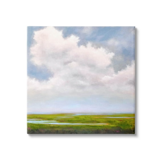 Stupell Industries Panoramic Meadow Horizon Clouds Painting Gallery Wrapped Canvas Print Wall Art, Design by Catherine Andersen