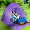 thumbnail image 6 of Moclever Portable UV Protection Beach Tent, Pop up Sun Shade Shelter Canopy for Camping Beach, Purple, 6 of 15