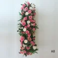 thumbnail image 5 of Artificial Arch Flower Row DIY Wedding Centerpiece Road Guide Arch Decoration Party Romantic Decorative Backdrop, 5 of 25
