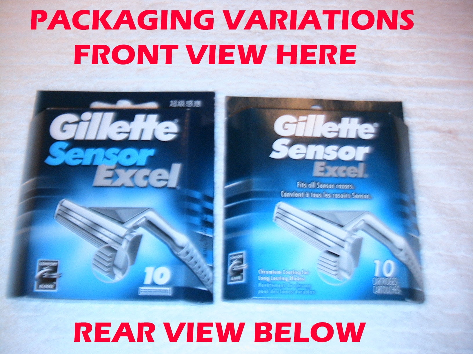 Gillette Sensor Excel Refill Blades, 20 Count