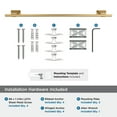 thumbnail image 4 of Amerock Bronx Champagne Bronze 24 inch (610mm) Towel Bar, 4 of 7