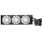 AIO CPU Liquid Cooler with 2.1 LCD Display, ARGB Lighting, 3x 120mm PWM Fans, High-Speed Pump, Universal Intel & AMD Socket Compatibility for Efficient PC Cooling