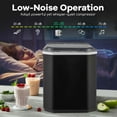 thumbnail image 5 of Costway Countertop Ice Maker Portable Ice Making Machine 6-13 Mins 9 Ice 26.5 lbs/24 Hrs Black, 5 of 10
