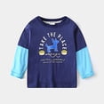 thumbnail image 2 of XUELUO Baby Boys Shirts & Tops Autumn Winter Cartoon Dog Print Round Neck Long Sleeve Casual Comfortable Tops Tee Shirts Daily-Wear,Blue,18-24 Months, 2 of 8