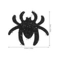 thumbnail image 2 of FRCOLOR 12pcs Iron on Spider Applique Patches Black Color for  Decoration Ornaments for Craft Fans, 2 of 8
