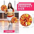 thumbnail image 2 of EONQY Cheerleading Pom Poms, 8 Pack Cheerleader Pom poms with Baton Handle, Cheering Squad Pompoms for School Dance Sports Team Spirit (Black), 2 of 6