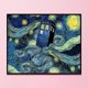 thumbnail image 2 of Cuadros Decorativos Bordado completo DIY cabina de teléfono estrellado estampado 11CT juegos de costura decoración del hogar JShteea  Nuevos Originales, 2 of 8