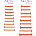 thumbnail image 6 of No Tie Shoe Laces for Adults and Kids, Elastic Shoelaces for Sneakers, Rubber Silicone Tieless Laces, 6 of 7