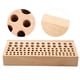 thumbnail image 5 of Estante De Madera Para Herramientas Artesanales De Cuero, Soporte De Perforación De Madera Con 98 Agujeros, 5 of 8