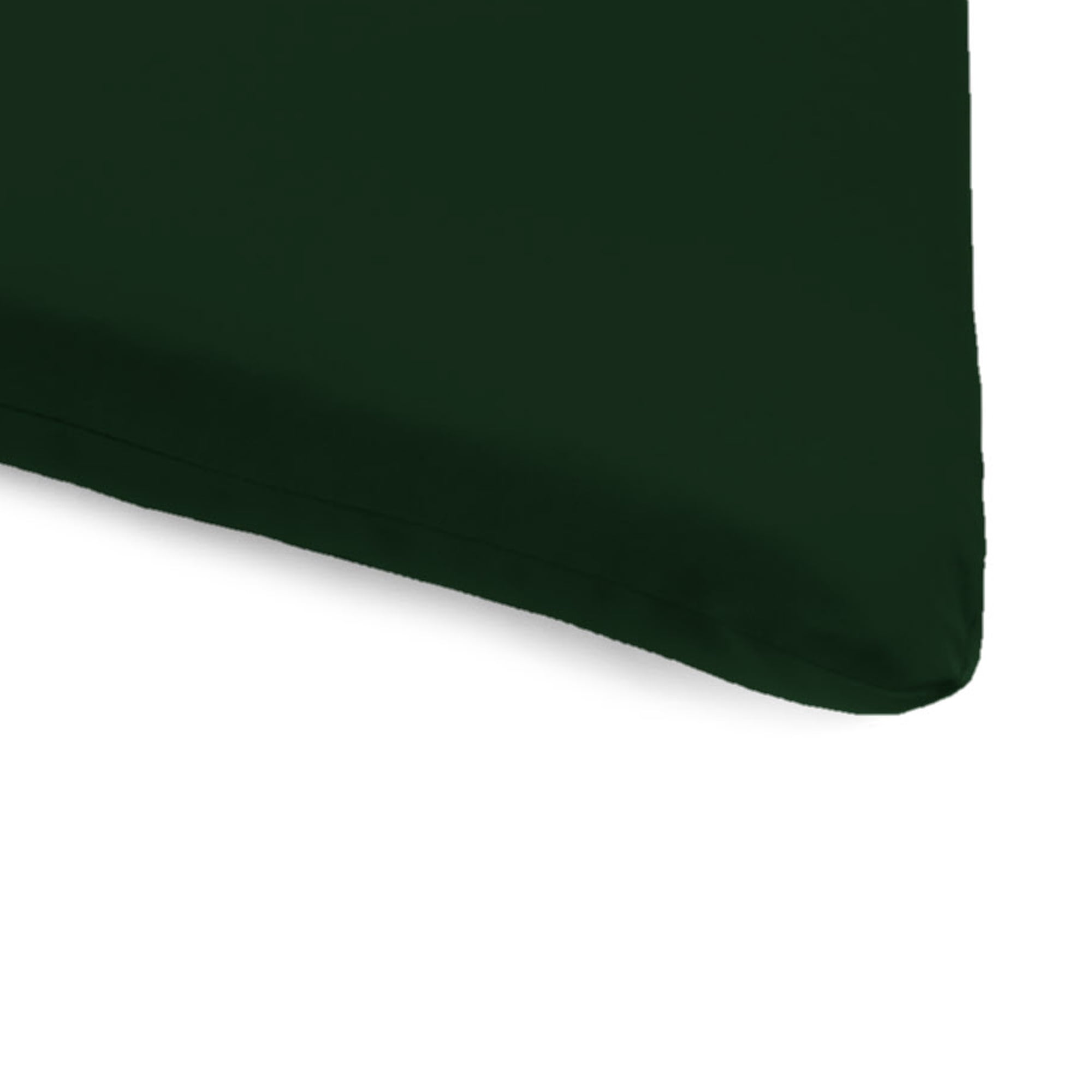 Jordan Manufacturing 76" x 23" Forest Green Solid Rectangular Outdoor Chaise Lounge Cushion with Ties