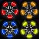 thumbnail image 2 of 80 Uds. 40 Uds. Cubo de rueda de coche tiras de moldura Multicolor pegatinas de alta moldura pegatinas de patología de motocicleta pegatina de yodo nocturno zhangyuxiang LED, 2 of 2