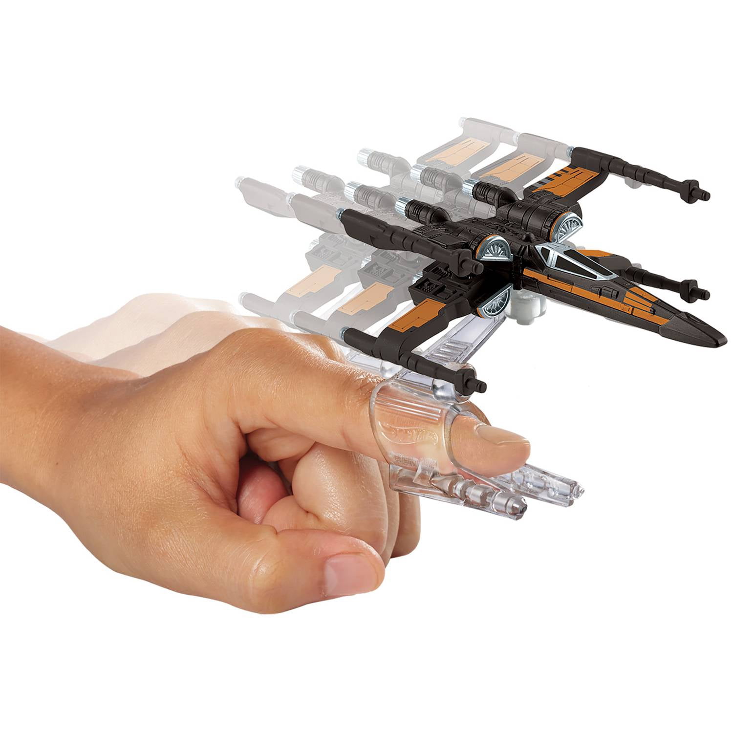 Hot Wheels, Star Wars: The Force Awakens Poe's X-Wing Fighter (Open Wings) Die-Cast Vehicle