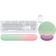 thumbnail image 1 of Repose-poignet Clavier, Support Ergonomique en Mousse à Mémoire de Forme pour Gaming, Bureau, Ordinateur Portable, Mac-Vert, 1 of 4