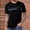 Black, variant on Men's Workout Shirts Moisture Wicking Short Sleeve Mesh Athletic T-Shirts Army Green M