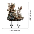 thumbnail image 3 of Easter Bunny Garden Insert, Easter Bunny Egg Outdoor Garden Yard Art, 11.8×7.8 Inch Waterproof Sun-Proof Holiday Landscaping Sign for Flower Bed Courtyard, 3 of 6