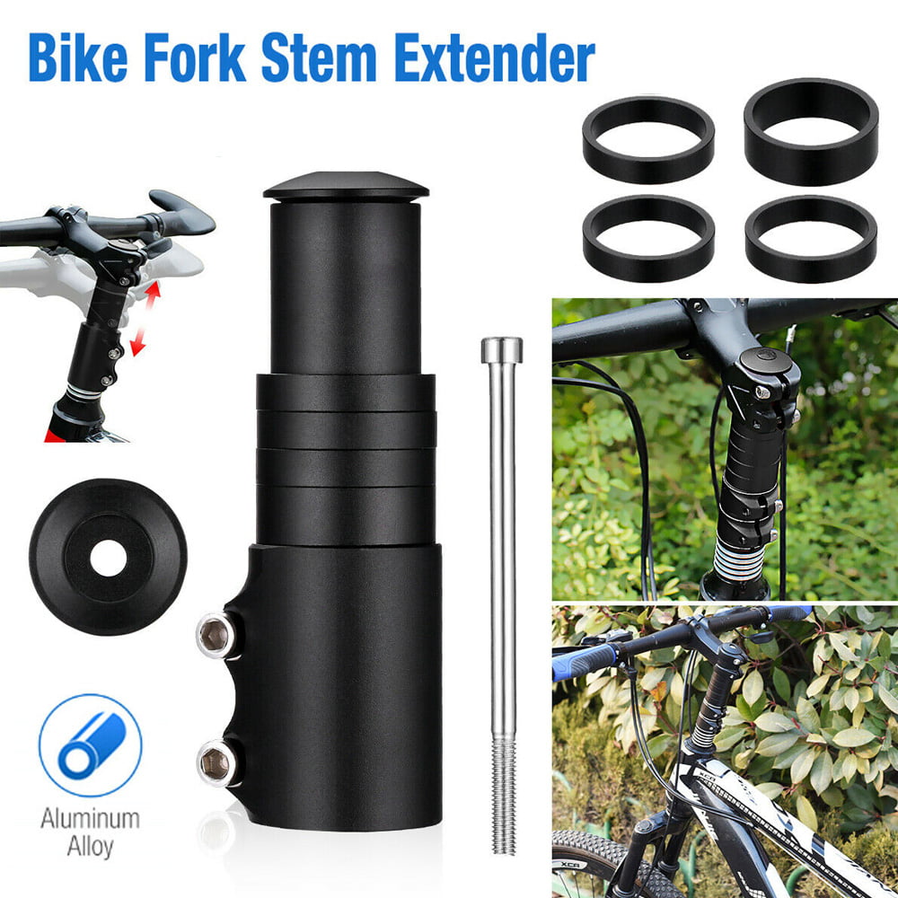Bicycle Handlebar Fork Stem Extender Riser Head Up Height Adjustable Adapter 