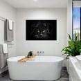 thumbnail image 2 of Aaheei Black Panther Canvas Wall Art Black and White Wildlife Animal Pictures Poster Print Artwork for Living Room Bedroom Kitchen Office Bathroom Decor, 2 of 6