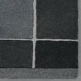 thumbnail image 5 of Rugsotic Carpets Hand Knotted Wool Area Rugs - 8'X11', Rectangle, Gray Black, Contemporary Modern Design, High Pile Thick Handmade Anti Skid Area Rugs For Living Room, Bed Room (T00206), 5 of 6