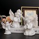 thumbnail image 3 of Estatua de ángel de resina, ala de ángel pequeño, artesanía, escultura conmemorativa, decoración, oración nórdica, estatua de ángel pequeño, decoración de estantes para el hogar, cumpleaños, 3 of 4