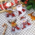 thumbnail image 4 of Colgantes De Tela Navideños Muñecas Navideñas Colgantes Pequeños Adornos Para El Árbol De Navidad Colgantes Pequeños Coleccionables, 4 of 7