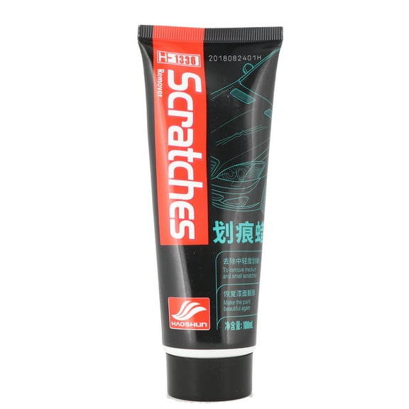 Haoshun - Car Scratch Remover Color Protect Polish Automotive Body Care Formula 100ml - Black 1-Pack