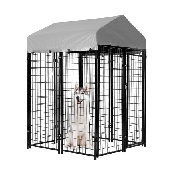 Pawgiant 4ft x 4ft x 6ft Heavy Duty Large Outdoor Dog Kennel Pet House
