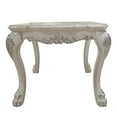 thumbnail image 2 of Bone White End Table With Claw Leg - Ideal For Home Decoration Square Table, And Fine Artistic Expression, 2 of 3