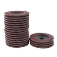 thumbnail image 4 of 20 discos de lija de láminas de papel de lija de grano 80, 100 x 16 mm, discos de láminas planas, rueda abrasiva para amoladora, 4 of 15