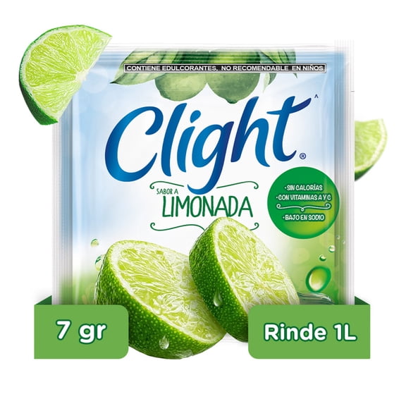 Polvo para preparar bebida Clight sabor a limonada 7 g