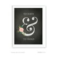 thumbnail image 1 of To Have And To Hold Chalkboard & Floral Roses Wedding Love Quote Wall Art Print Sign, 1 of 1