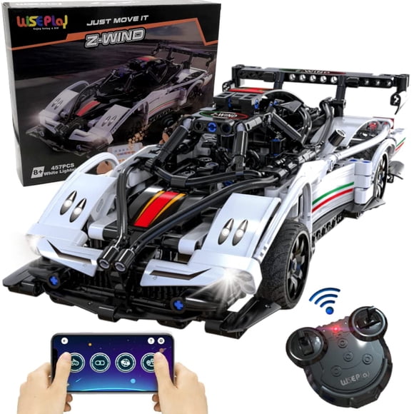 WISEPLAY Model Cars to Build for Adults and Kids 8-12 Year - STEM Projects for Kids Ages 12-16 Year - Build Your Own Remote Control Car - STEM Kits a