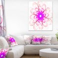 thumbnail image 1 of Perfect Fractal Flower in Light Pink - Floral Canvas Art Print, 1 of 3