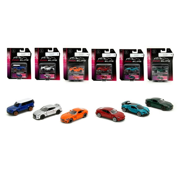 Jada Toys Pink Slips 1:64 Die-Cast Car Model Vehicles(1 Car; Styles May Vary, Items May Not be Pictured)
