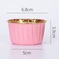 thumbnail image 1 of 100 piezas Cupcake Liners Muffin Cupcake Baking Cup Utensilios para hornear de cocina (oro rosa) Hugtrwg Libre de BPA, 1 of 6