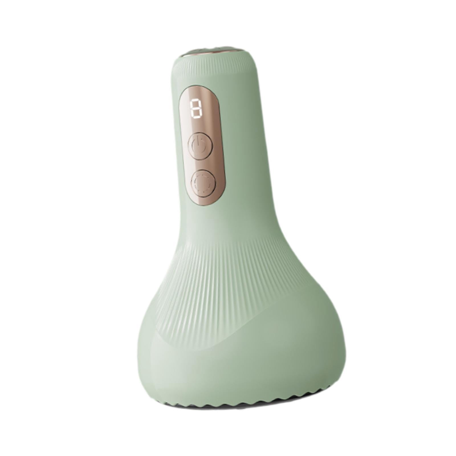 Wswqop Electric Cupping Massage Gua Sha Massage Tool Overheating Protection Red Light Light Green
