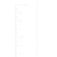 thumbnail image 1 of Height Chart Ruler 160cm Metric System PVC with Transfer Film, White, 1 of 5