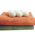 thumbnail image 5 of HAVELOR Wool Dryer Balls, 6-Pack 2.4 Inch, Shorten Drying Time & Soften Fabric, Reusable Alternative to Dryer Sheets(white,6cm), 5 of 6