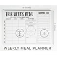 thumbnail image 4 of Inkdotpot Weekly Meal Planner Notepad 7"x10 , "This Week's Menu" Magnetic Meal Planning Pad with Tear Off Grocery Shopping List for Fridge- Kitchen & Home - 54 Sheets -PJ, 4 of 7