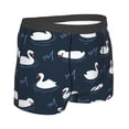 thumbnail image 2 of KLL Cartoon Swan Men's Cotton Boxer Briefs Underwear-X-Large, 2 of 8