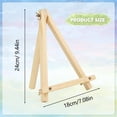 thumbnail image 2 of Soporte de caballete WSICSE de madera de 23 cm para pintar arte, paquete de 16, 2 of 7