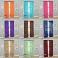 thumbnail image 2 of Set of 2 Sheer Voile Transparent Window Treatment Curtain Panel Drapes, 2 of 2
