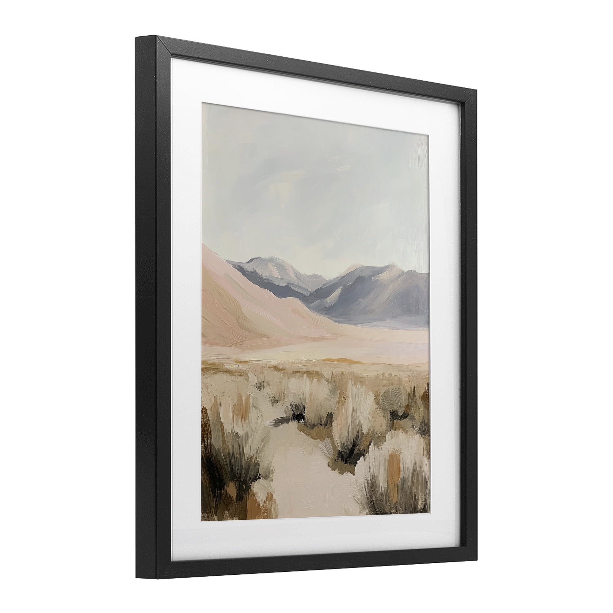 Stupell Industries Pastel Desert Solitude Black Framed Print Under Glass, design by Heidi Kuntz