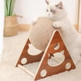thumbnail image 4 of Juguete interactivo para rascar para , rascador para hámster, pelota para rascar no , para , medianos y grandes Yuyangstore rascador para gatos, 4 of 8