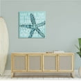 thumbnail image 2 of Sunsets Cool Drinks Sand Beach Phrase Blue Starfish 30 in x 30 in Painting Canvas Art Print, by Stupell Home Décor, 2 of 7