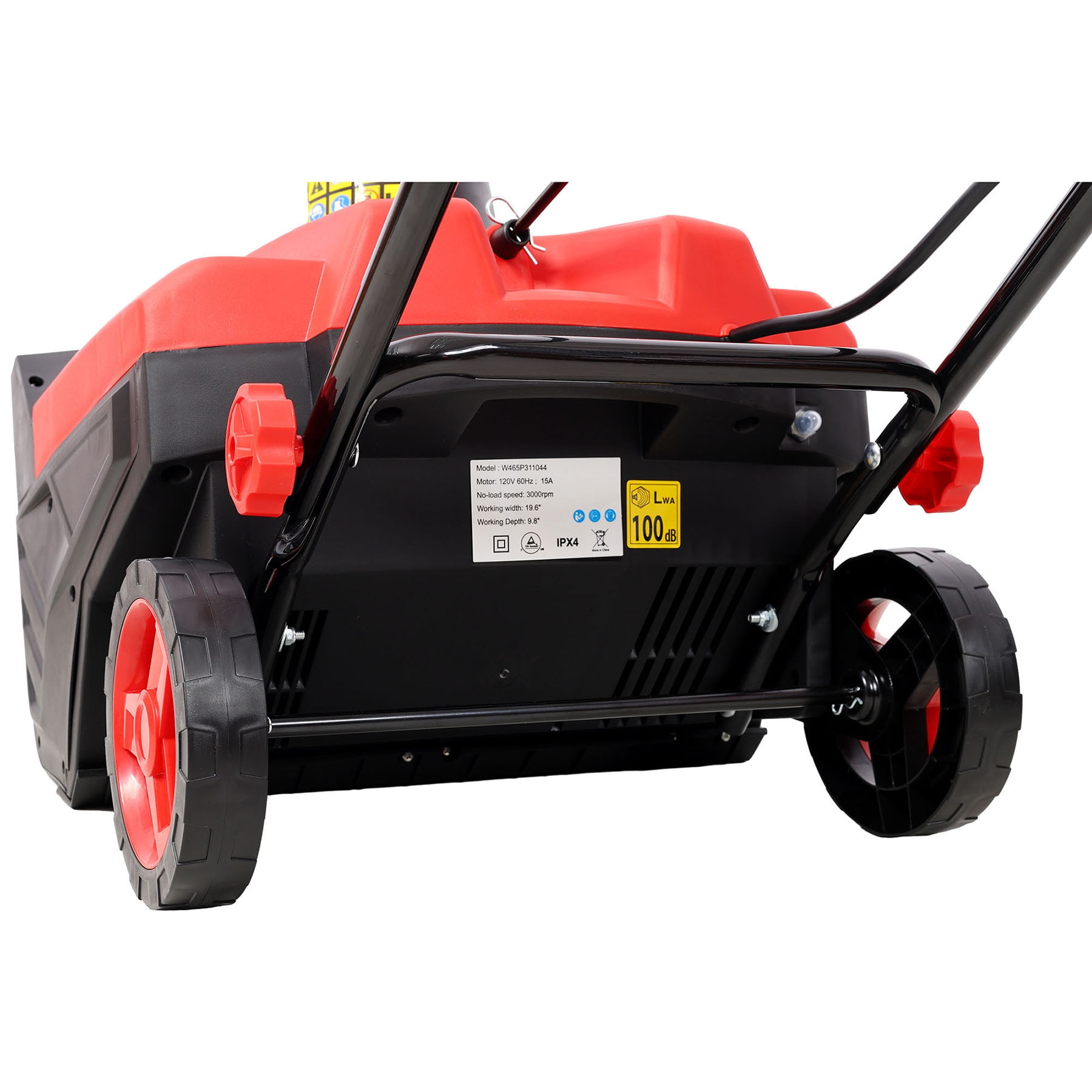 SHOME 20 " Corded Electric Snow Thrower with LED Headlights 15 Amp Motor Efficient Winter Snow Removal