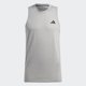 thumbnail image 5 of Camiseta adidas Training Essentials con el logotipo Feel Ready para hombre, gris, 5 of 8