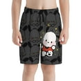 thumbnail image 3 of Pochacco Boys Swim Trunks Quick Dry Boards Shorts For Kids Beach Swim Shorts, 3 of 7