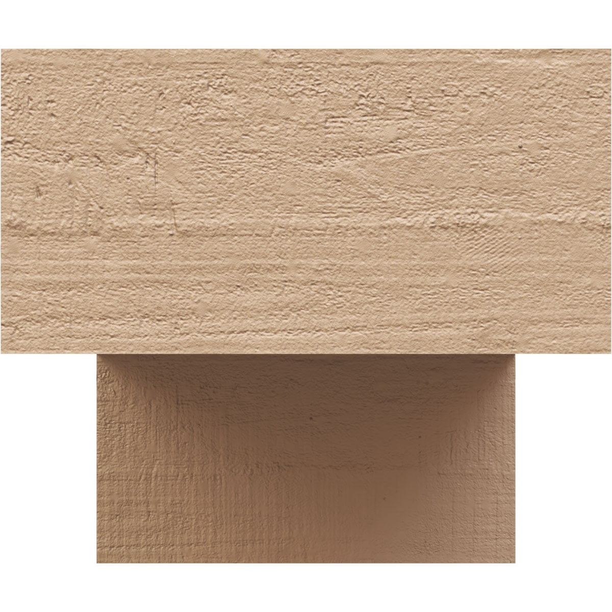 7"W x 14"D x 7"H Wide Chapel Hill Rough Cedar Woodgrain TimberThane Corbel, Primed Tan